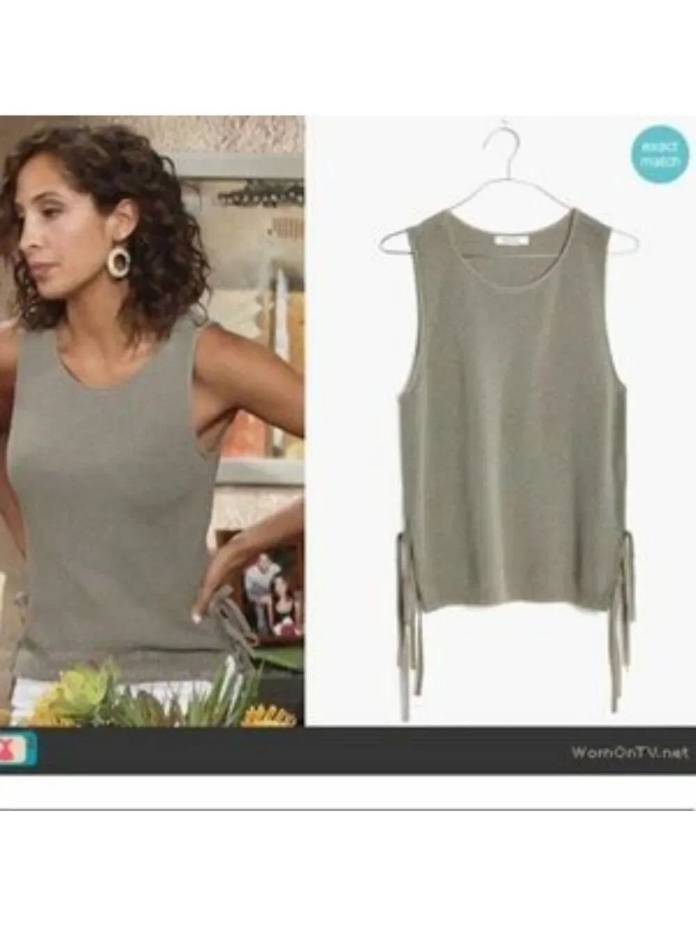 Madewell Sweater Tank Side Tie